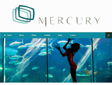 Tablet Screenshot of mercuryproductions.co.za